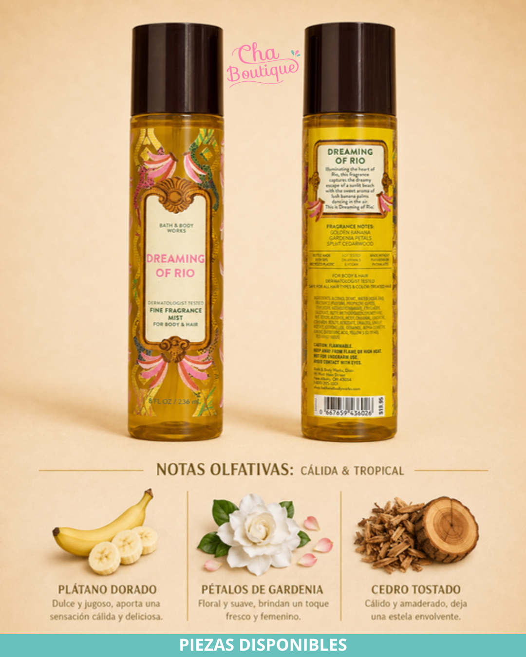 Bath and Body Works Dreaming of Rio Fine Fragrance Mist 236ml