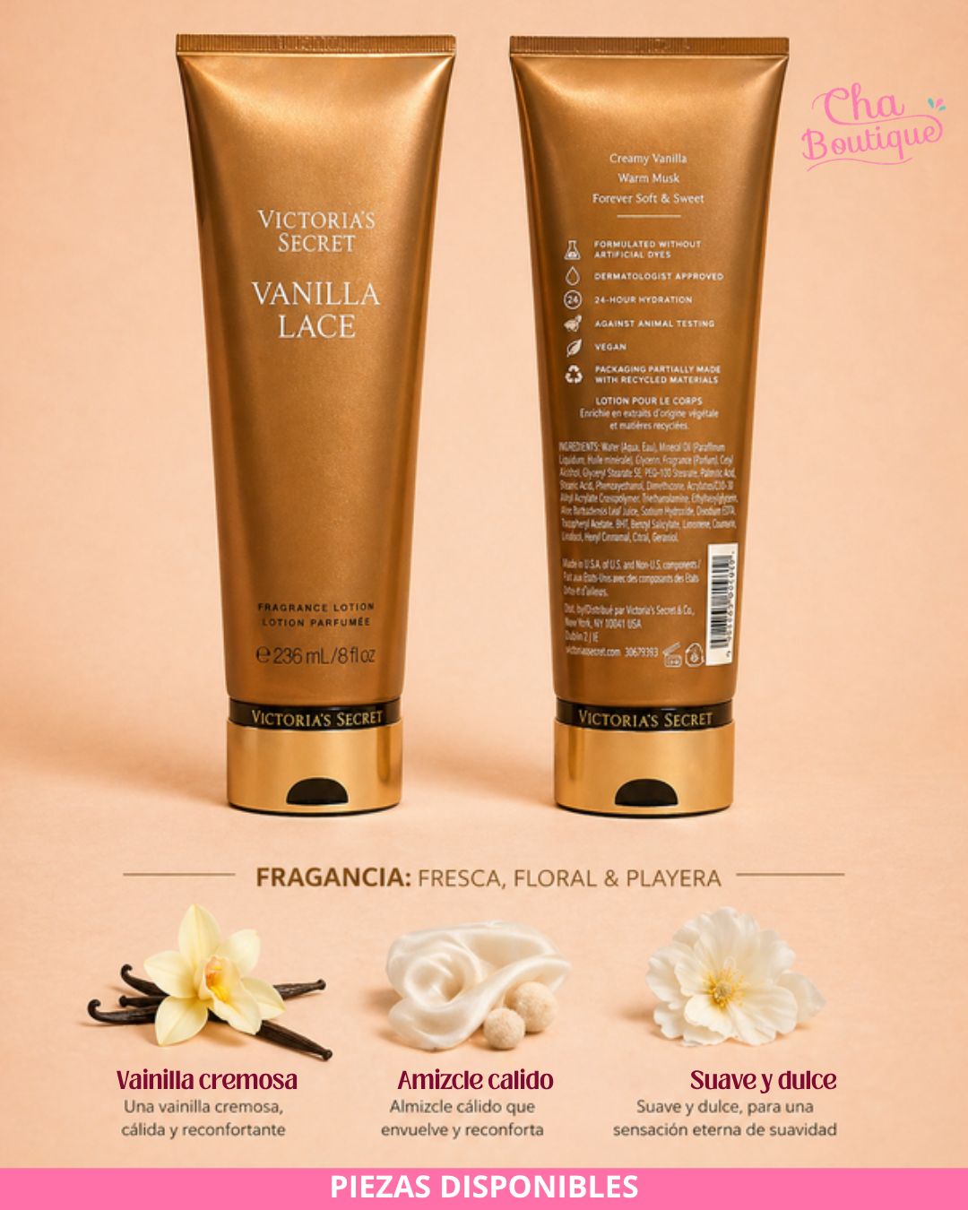Victoria's Secret Vanilla Lace Fragrance Lotion 236ml