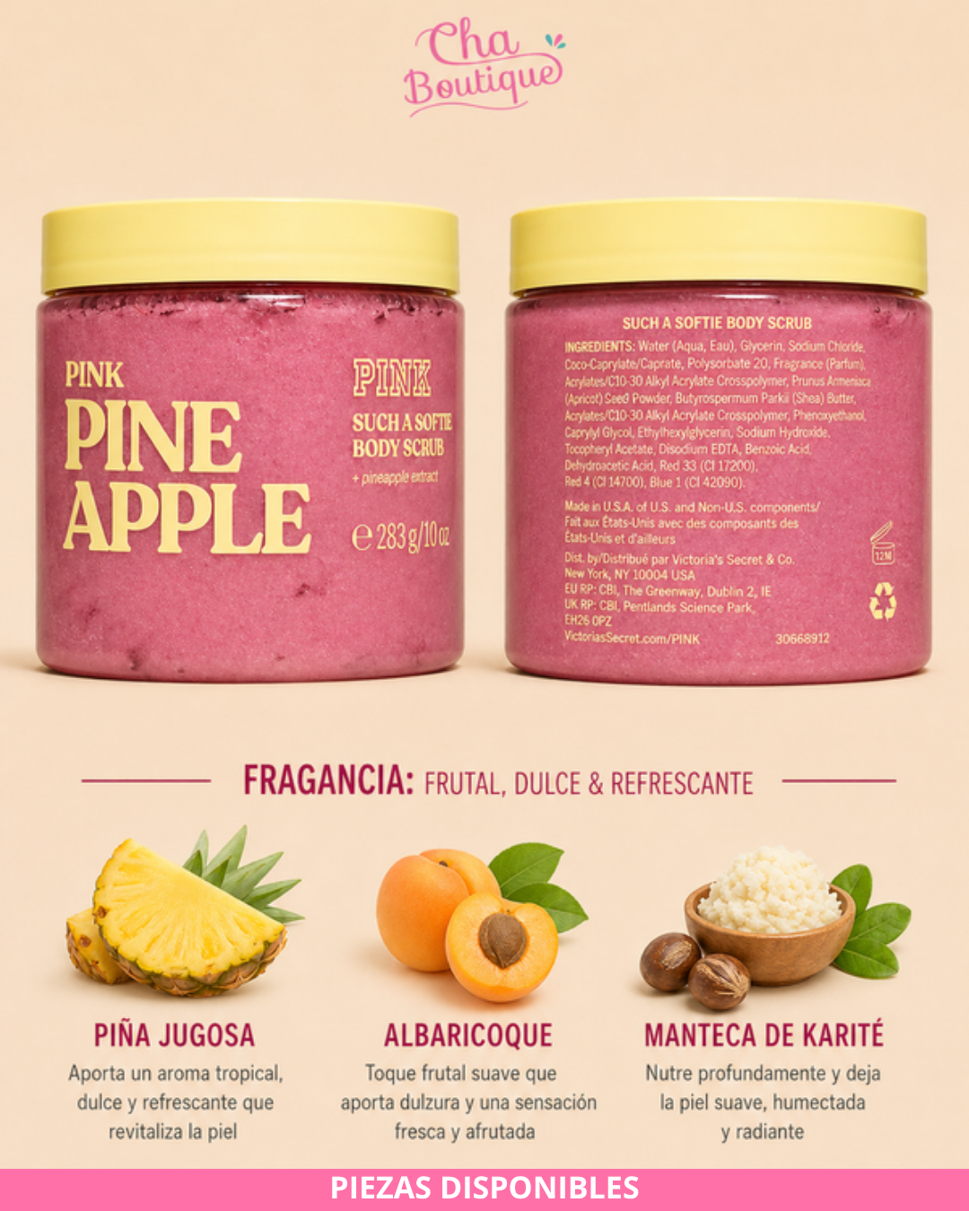 Victoria's Secret PINK Piña Such a Softie Body Scrub 283g