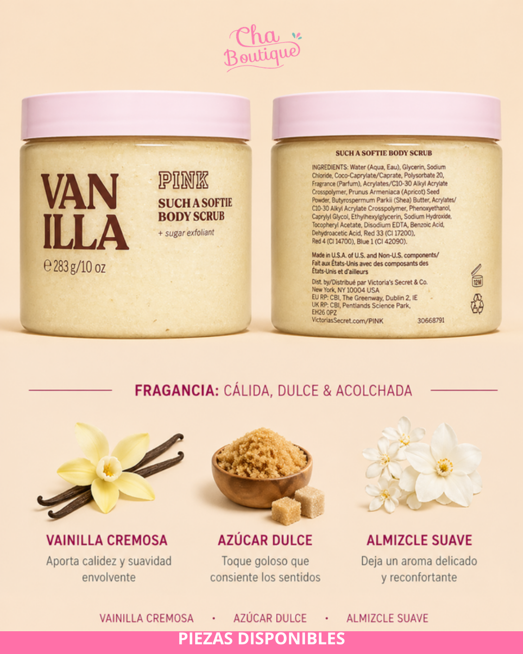 Victoria's Secret PINK Vainilla Such a Softie Body Scrub 283g