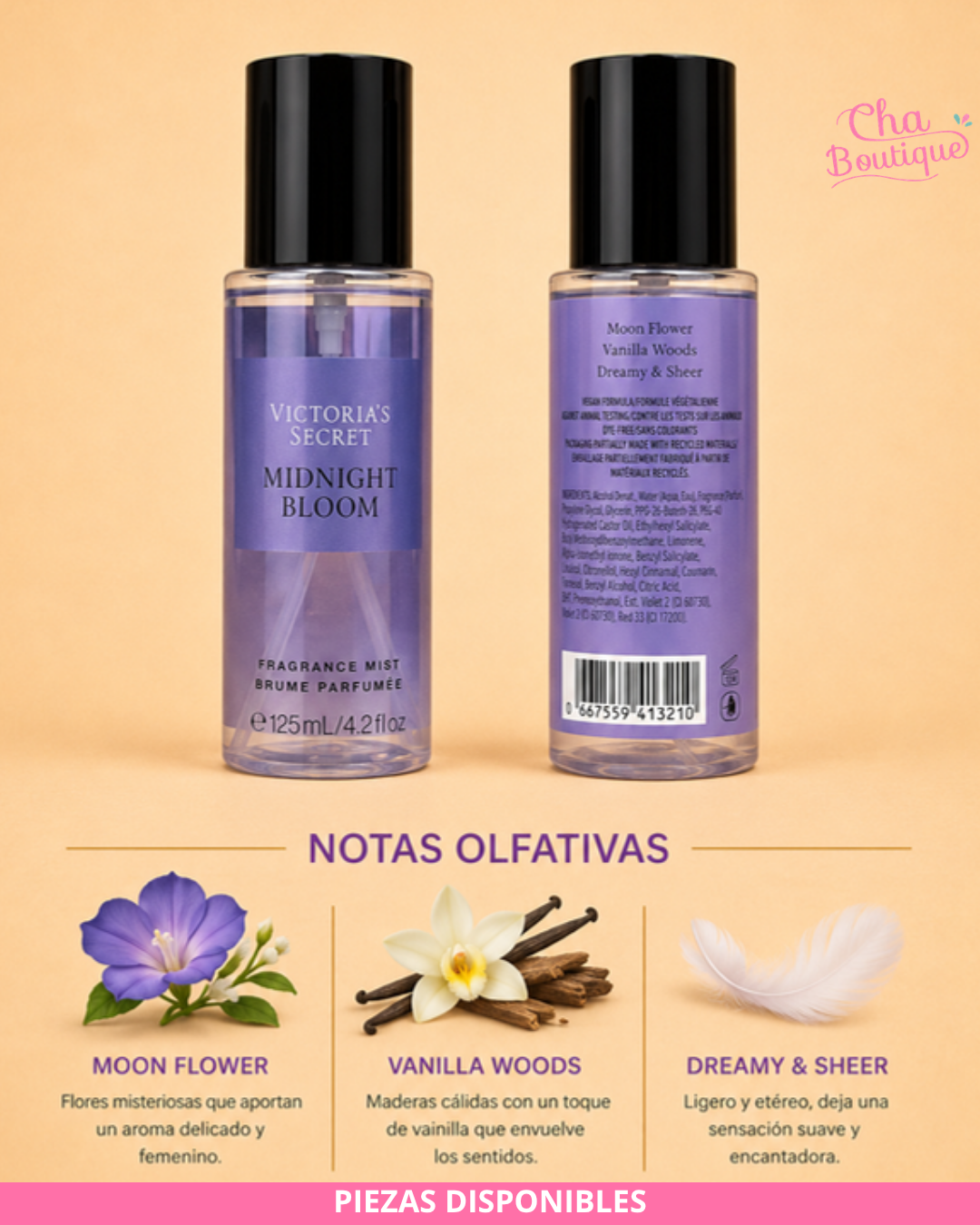 Victoria's Secret Midnight Bloom Mini Fragrance Mist 125ml