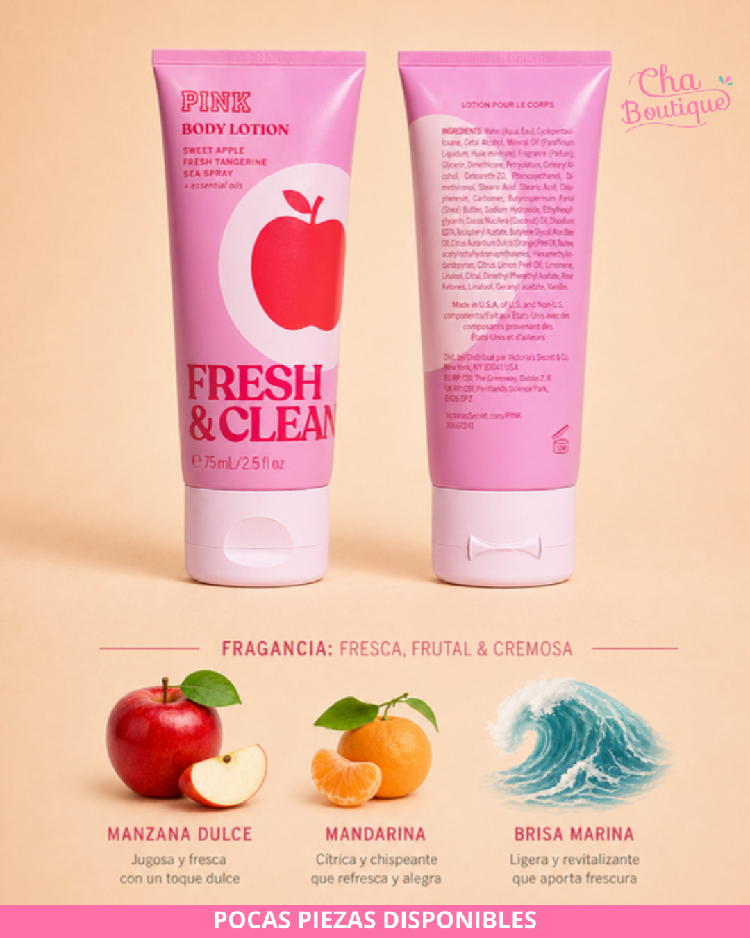 Victoria's Secret PINK Fresh & Clean Body Lotion 75ml