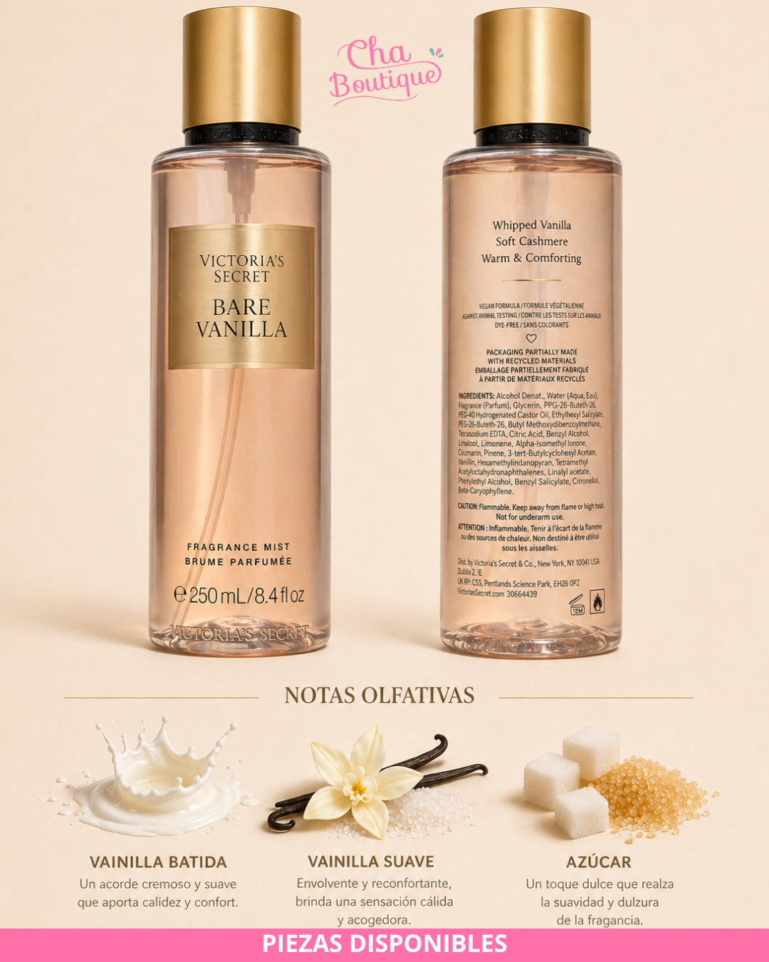 Victoria's Secret Bare Vanilla Fragrance Mist 250ml
