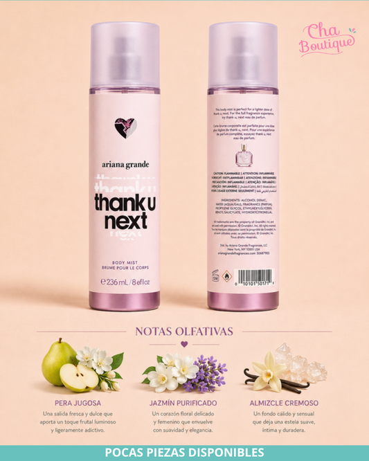 Ariana Grande Thank U Next Bath and Body Works Fine Fragrance Mist 236ml