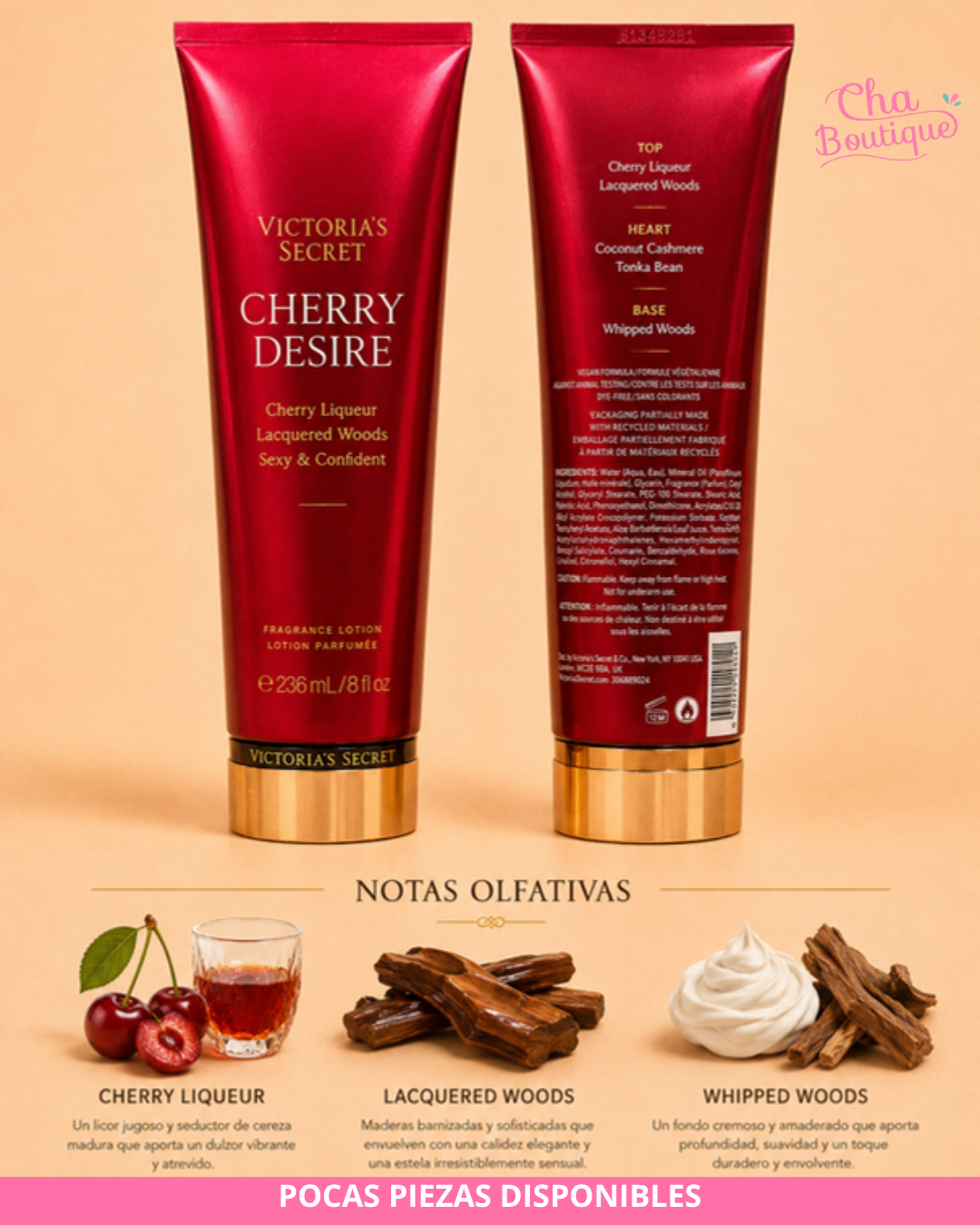 Victoria's Secret Cherry Desire Fragrance Lotion 236ml