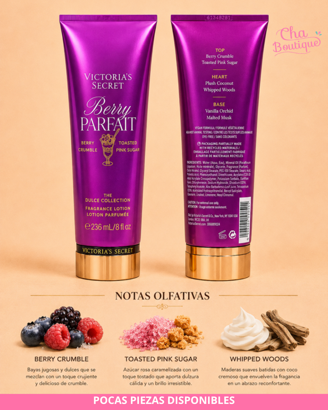 Victoria's Secret Berry Parfait Fragrance Lotion 236ml