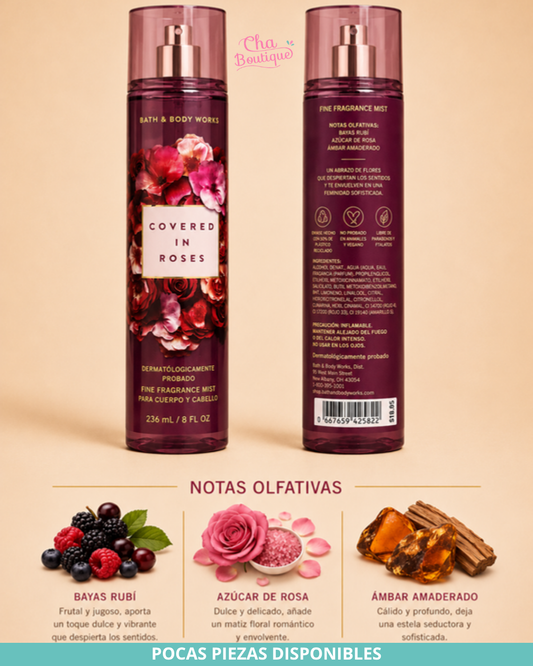 Bath and Body Works Covered in Roses Fine Fragrance Mist 236ml