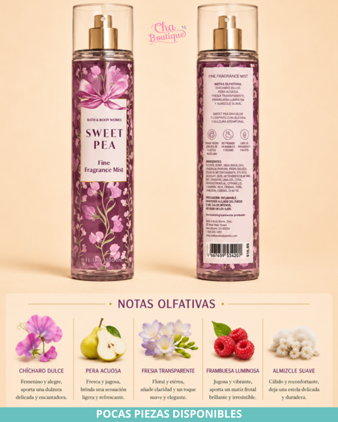 Bath and Body Works Sweet Pea Fine Fragrance Mist 236ml