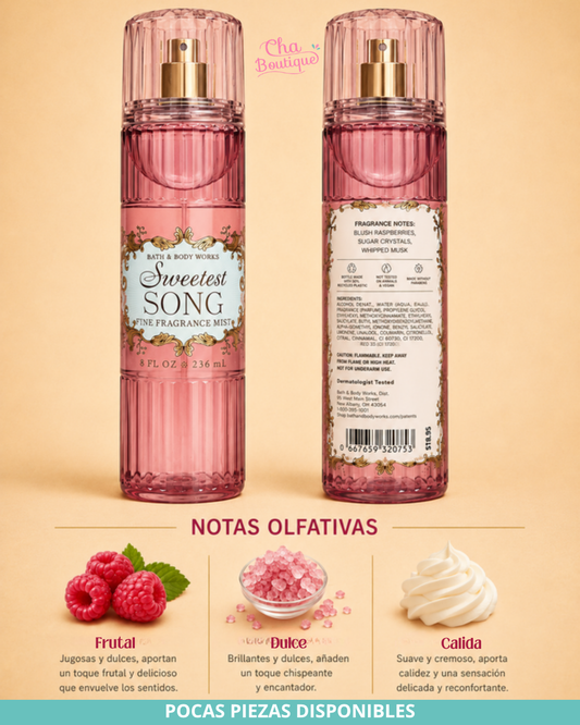 Bath and Body Works Sweetest Song Fine Fragrance Mist 236ml