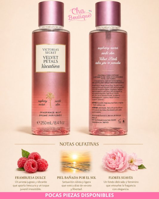 Victoria's Secret Velvet Petals Vacation Fragrance Mist 250ml