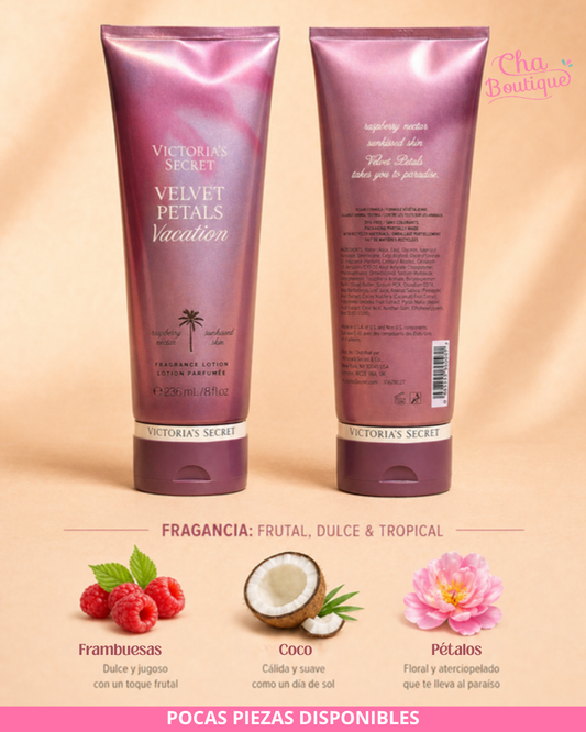 Victoria's Secret Velvet Petals Vacation Fragrance Lotion 236ml