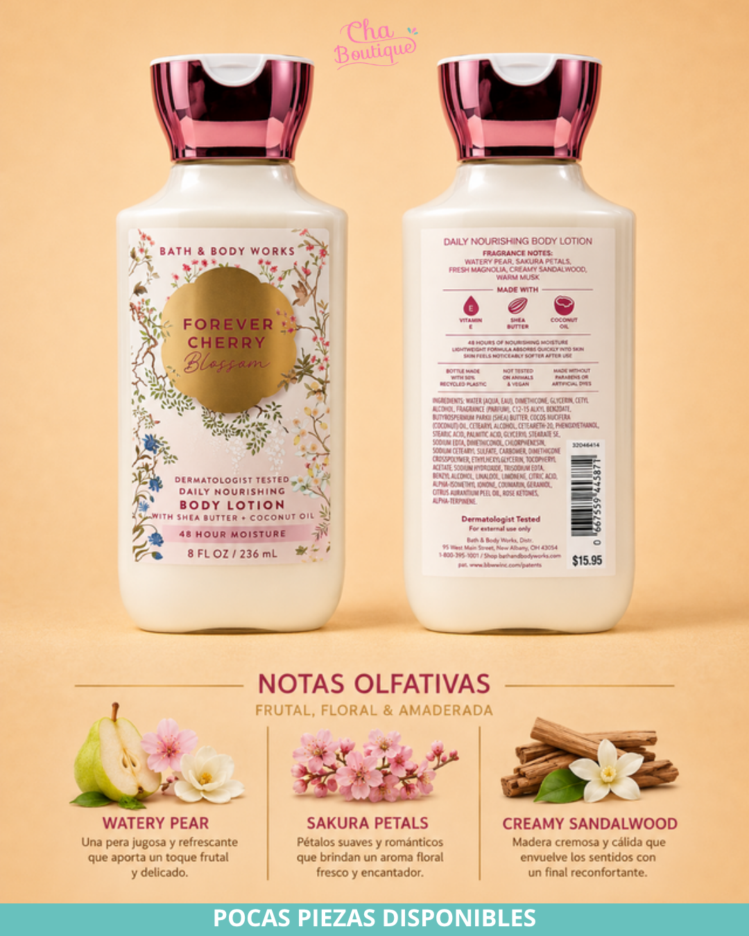 Bath and Body Works Forever Cherry Blossom Body Lotion 236ml
