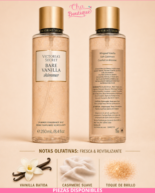 Victoria's Secret Bare Vanilla Shimmer Fragrance Mist 250ml