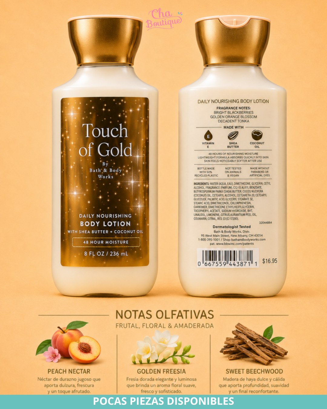 Bath and Body Works Touch of Gold Body Lotion 236ml