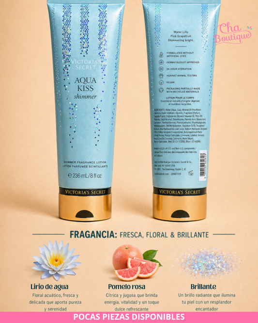 Victoria's Secret Aqua Kiss Shimmer Fragrance Lotion 236ml