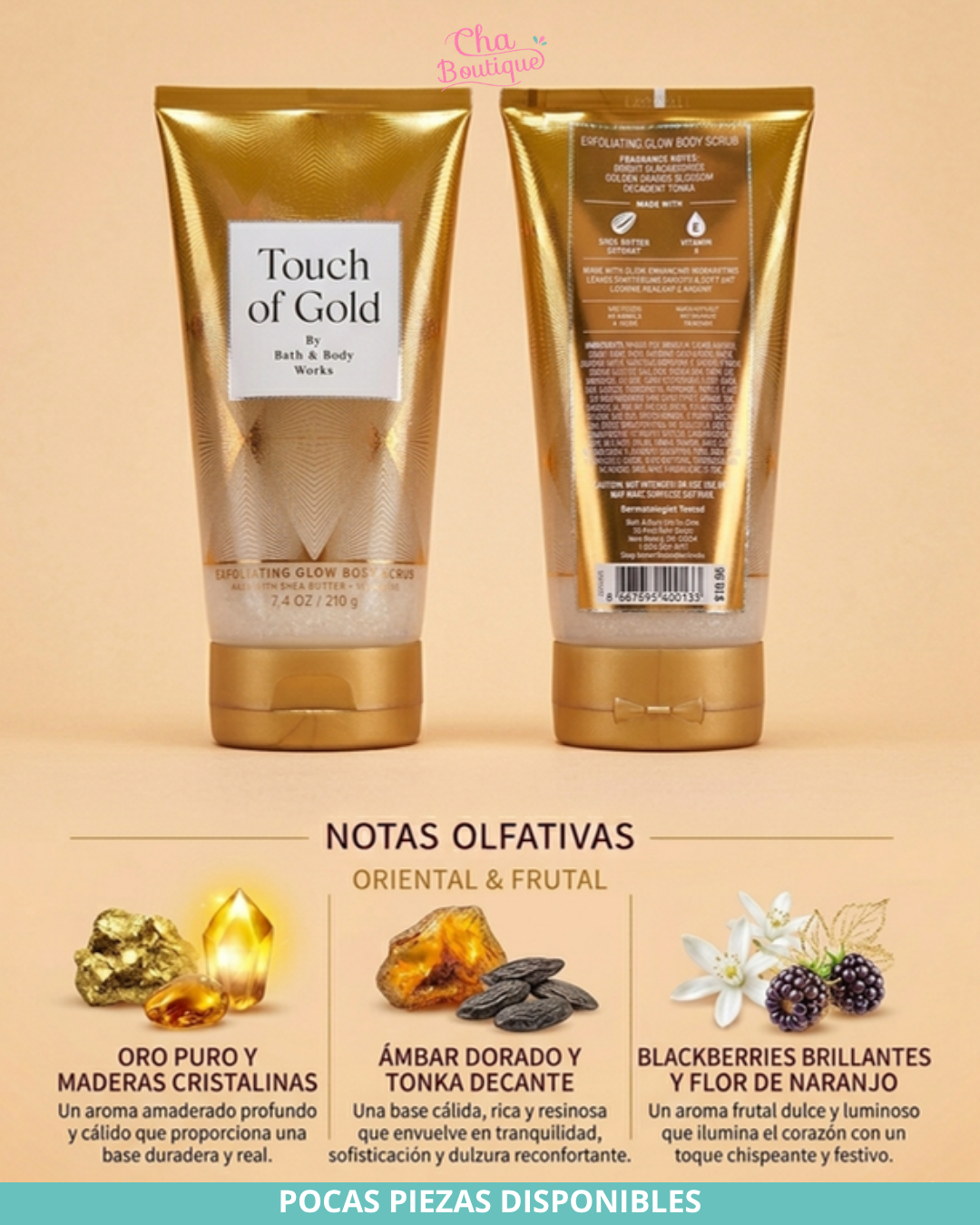 Bath and Body Works Touch of Gold Exfoliating Body Scrub 198g