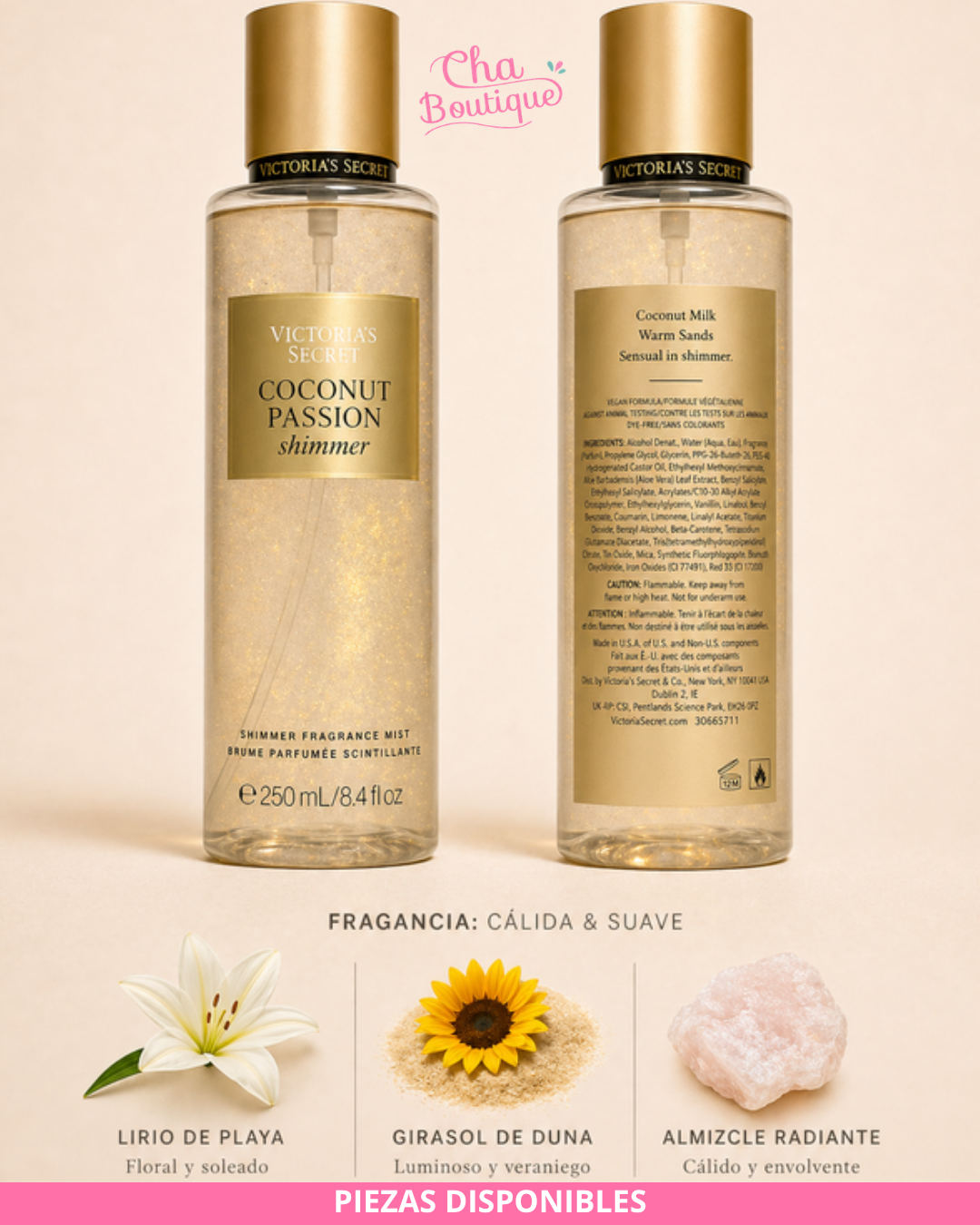 Victoria's Secret Coconut Passion Shimmer Fragrance Mist 250ml