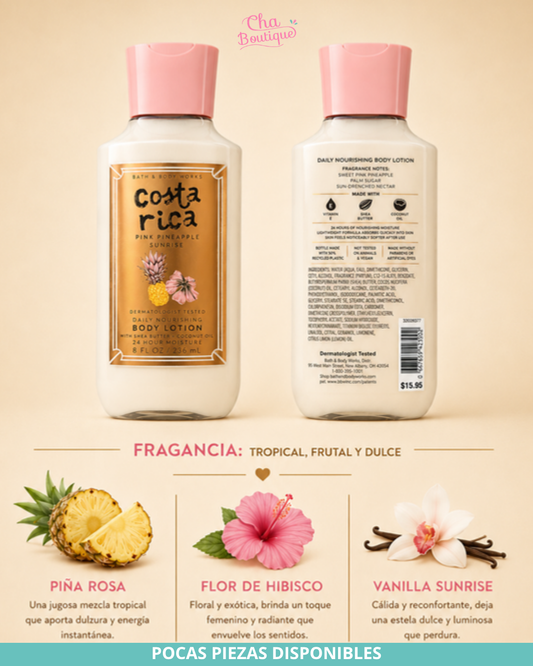 Bath and Body Works Costa Rica Pink Pineapple Body Lotion 236ml