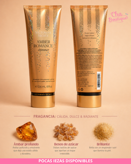 Victoria's Secret Amber Romance Shimmer Fragrance Lotion 236ml