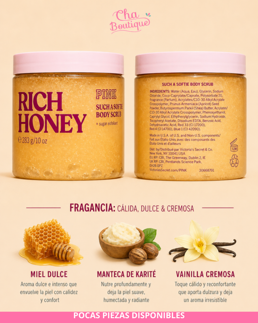 Victoria's Secret PINK Rich Honey Such a Softie Body Scrub 283g