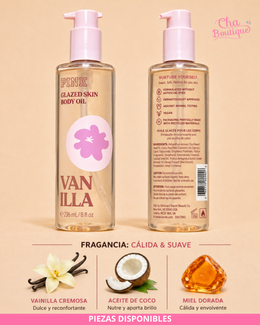 Victoria's Secret PINK Vainilla Glazed Skin Body Oil 236ml
