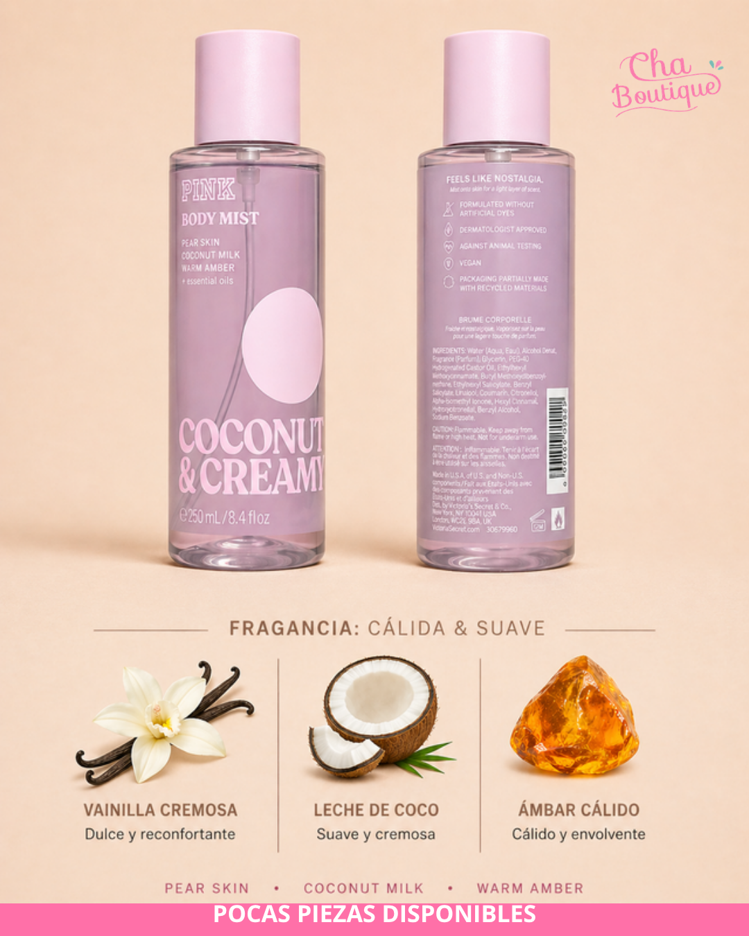Victoria's Secret PINK Coconut & Creamy Body Mist 250ml