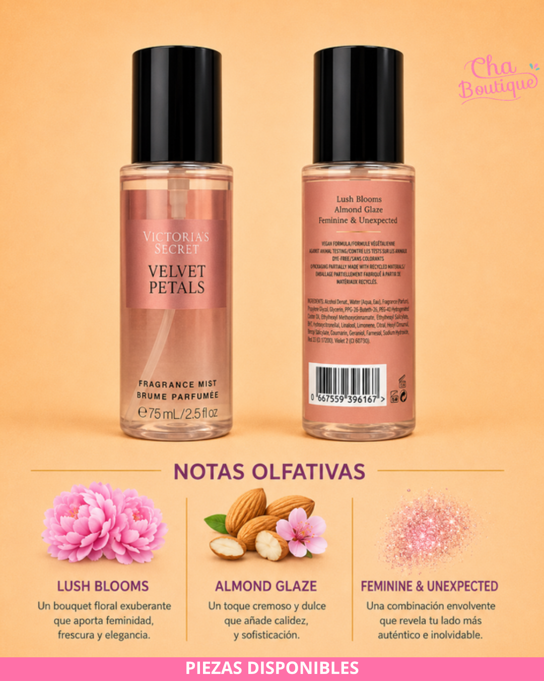 Victoria's Secret Velvet Petals Mini Fragrance Mist 75ml