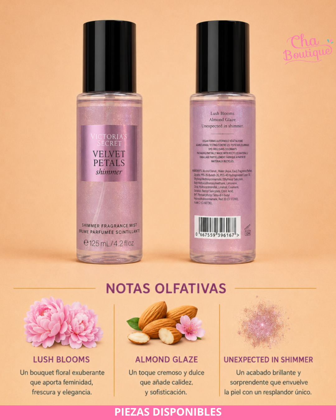Victoria's Secret Velvet Petals Shimmer Mini Fragrance Mist 125ml