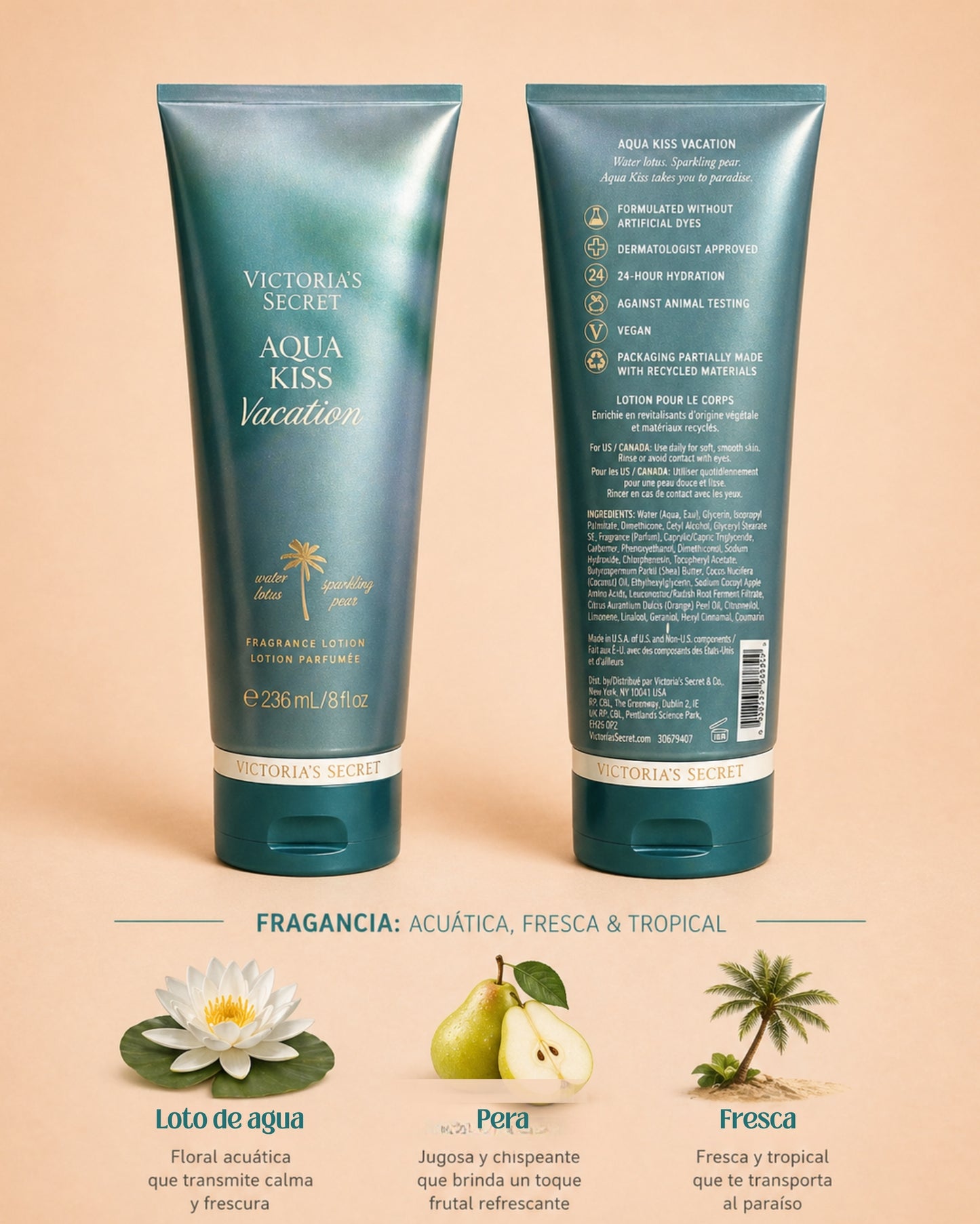 Loción Corporal Victoria’s Secret Aqua Kiss Vacation