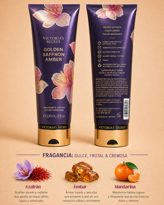 Loción Corporal Victoria’s Secret Golden Saffron Amber