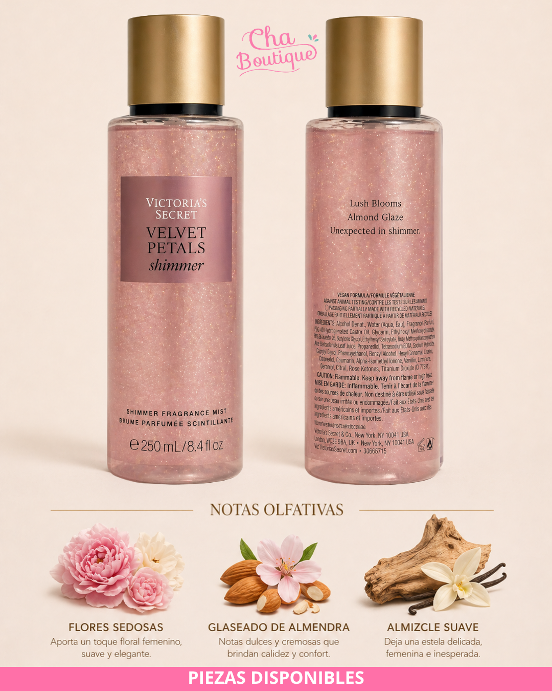 Victoria's Secret Velvet Petals Shimmer Fragrance Mist 250ml