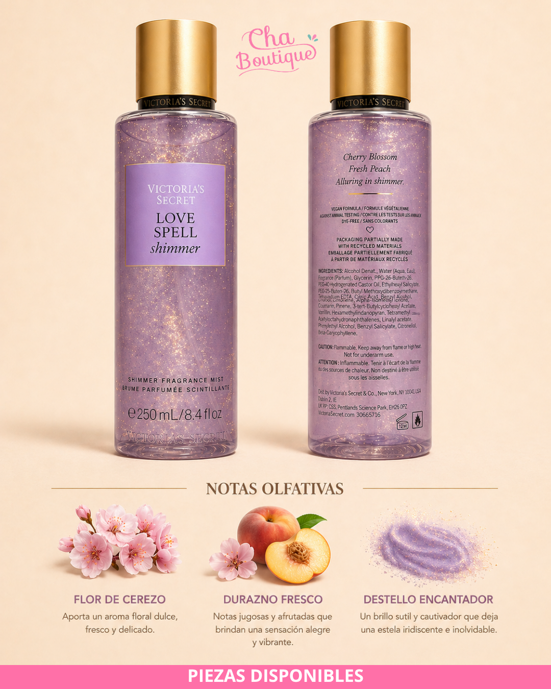 Victoria's Secret Love Spell Shimmer Fragrance Mist 250ml